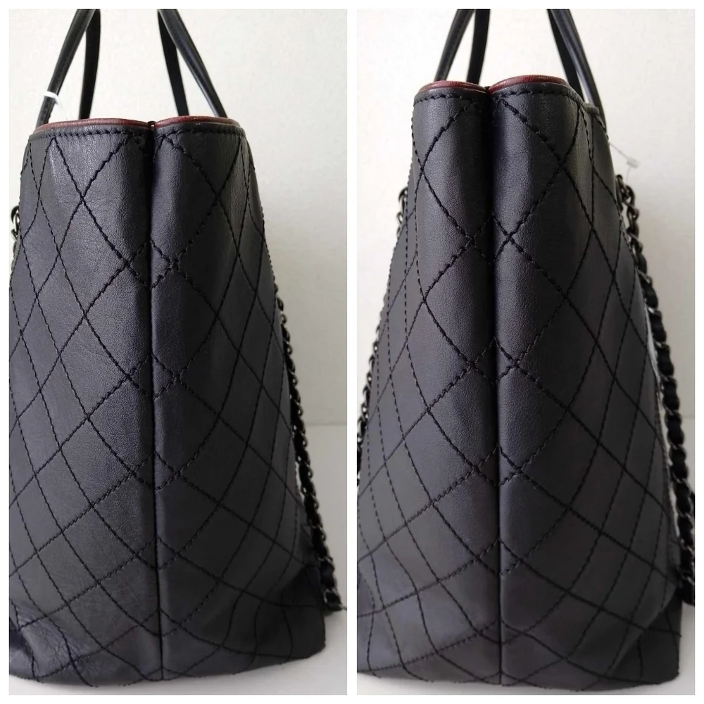 CHANELWild Stitch leather handbag - Picture 4 of 7
